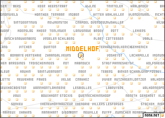 map of Middelhof