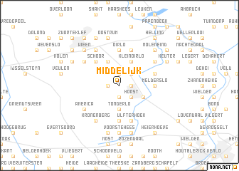 map of Middelijk