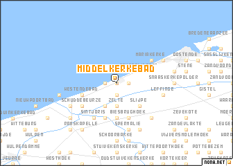 map of Middelkerke-Bad