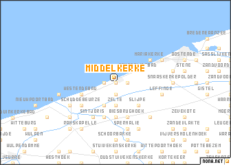 map of Middelkerke