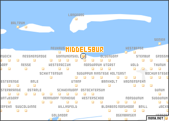 map of Middelsbur