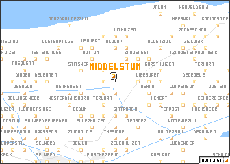 map of Middelstum