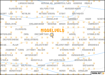 map of Middelveld