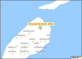 map of Midden-Eierland