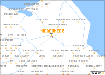 map of Middenmeer