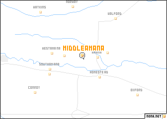 map of Middle Amana