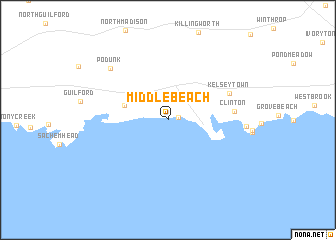 map of Middle Beach