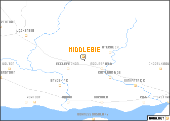 map of Middlebie