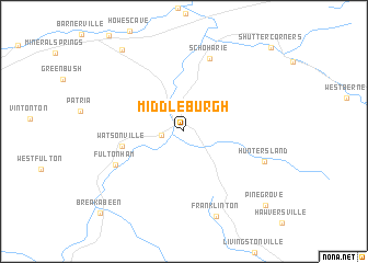 map of Middleburgh