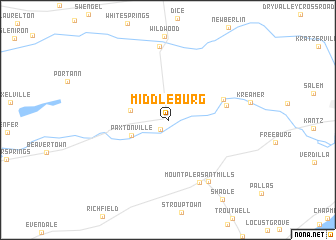 map of Middleburg