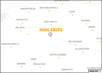 map of Middleburg