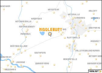 map of Middlebury