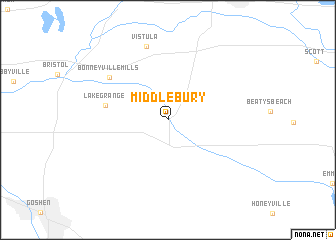 map of Middlebury