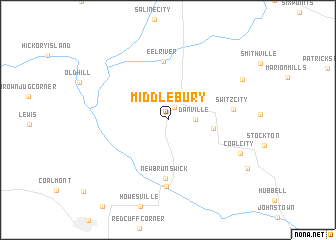 map of Middlebury