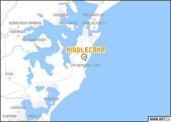 map of Middle Camp