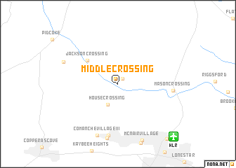 map of Middle Crossing