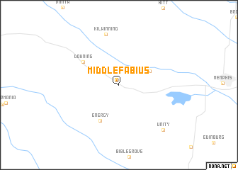 map of Middle Fabius