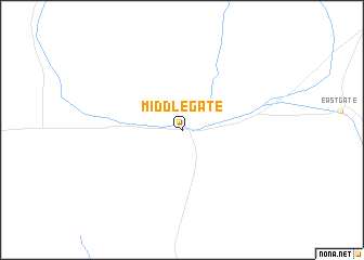 map of Middlegate