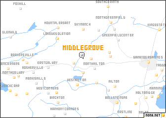 map of Middle Grove