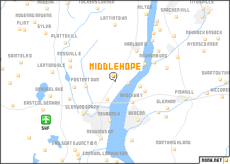 map of Middle Hope