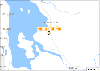 map of Middle Nemah