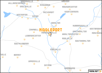 map of Middleport