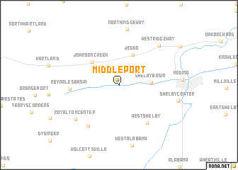 map of Middleport