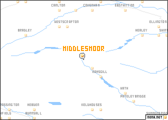 map of Middlesmoor
