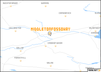 map of Middleton Fossoway