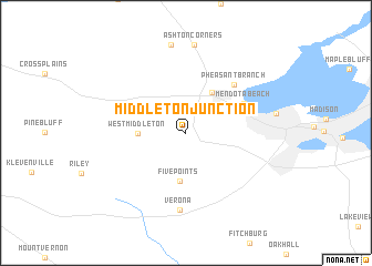map of Middleton Junction