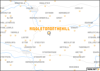 map of Middleton on the Hill