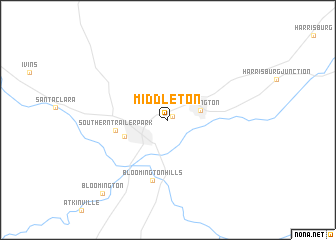 map of Middleton