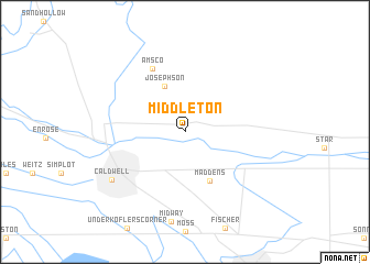 map of Middleton