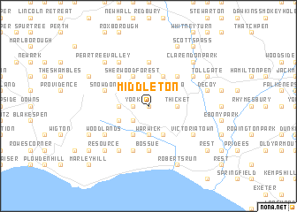 map of Middleton