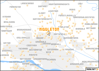 map of Middleton