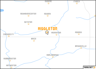 map of Middleton