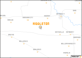 map of Middleton