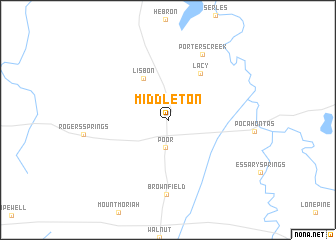 map of Middleton