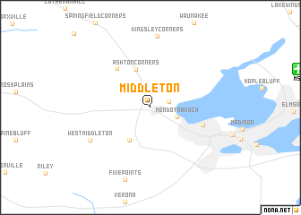 map of Middleton