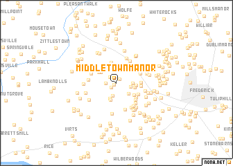 map of Middletown Manor