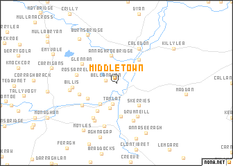 map of Middletown