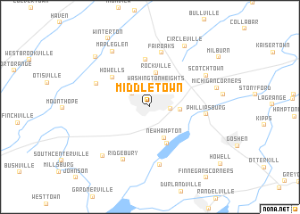 map of Middletown