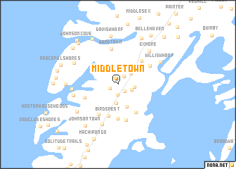 map of Middletown