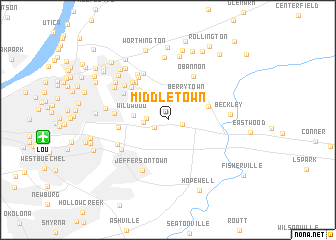 map of Middletown