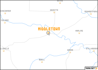map of Middletown
