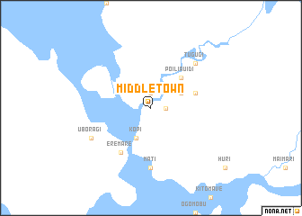 map of Middletown