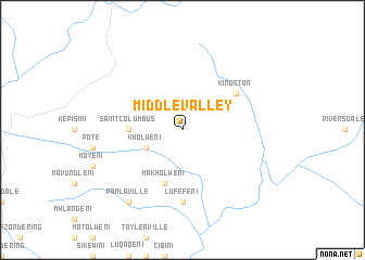 map of Middle Valley