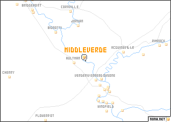 map of Middle Verde