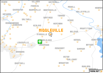 map of Middleville