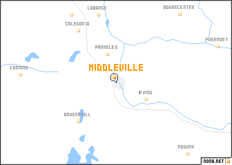 map of Middleville